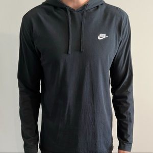 Nike slim fit pullover hoodie with embroidered logo